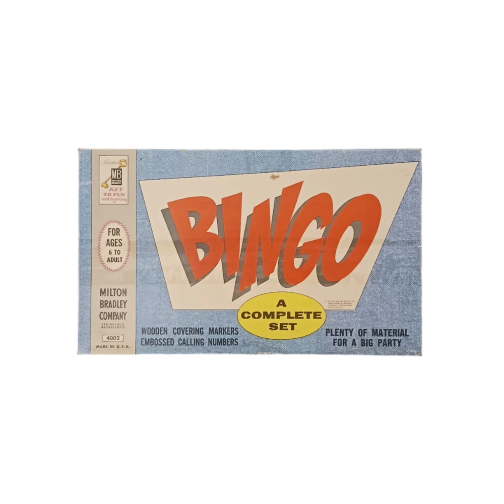 Vintage 60's Bingo Board Game (Complete)